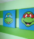 Ninja Turtle Room Makeover